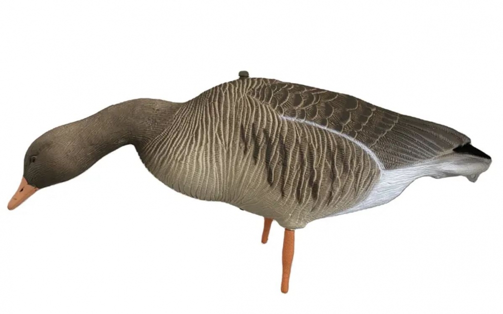 Grågås lokkefugler fullbody med full flocking- Gatling Goose. 